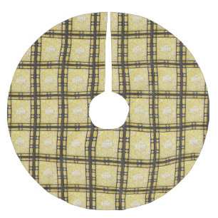 Falln Sacred Gold Brushed Polyester Tree Skirt