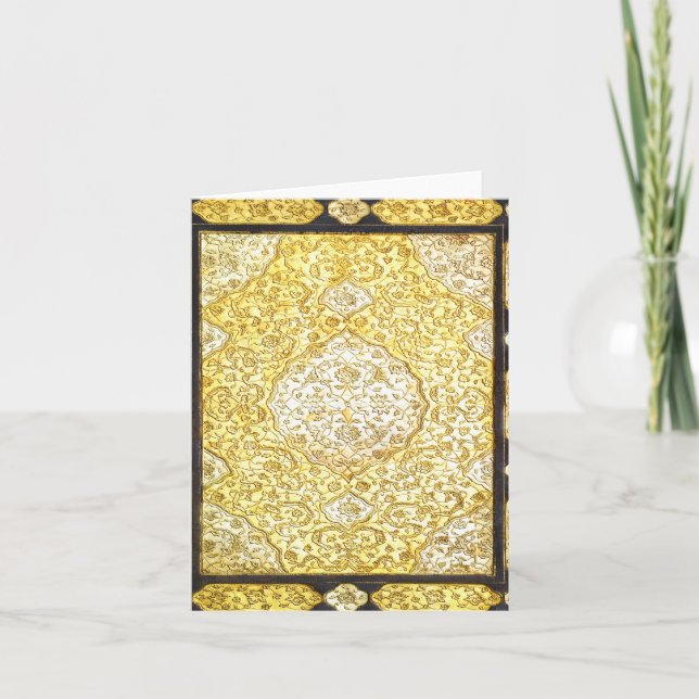 Falln Sacred Gold Holiday Card (Front)