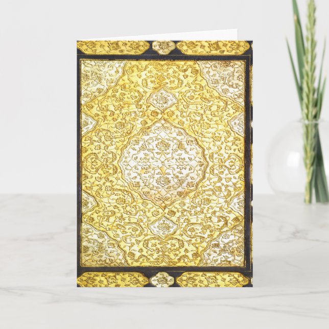 Falln Sacred Gold Holiday Card (Front)