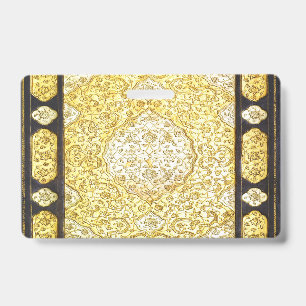 Falln Sacred Gold ID Badge