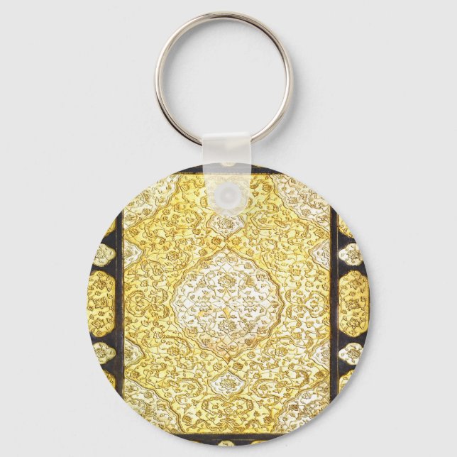 Falln Sacred Gold Key Ring (Front)