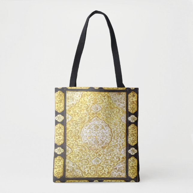 Falln Sacred Gold Tote Bag (Front)