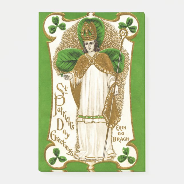 Falln Saint Patrick Post-it Notes (Front)