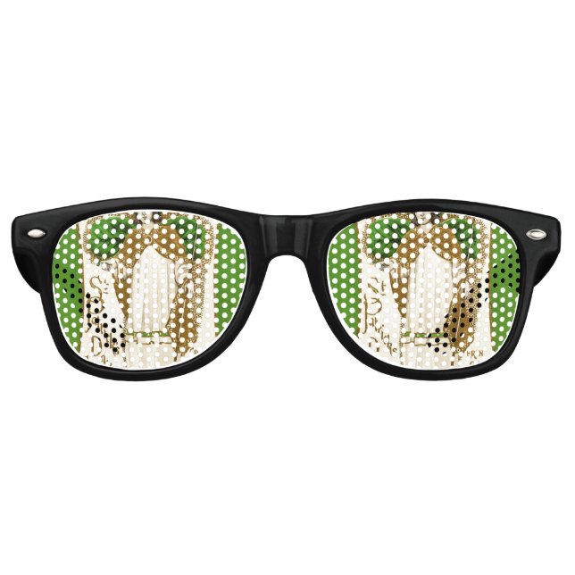 Falln Saint Patrick Retro Sunglasses (Front)