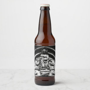 Falln She Waits On High Beer Bottle Label