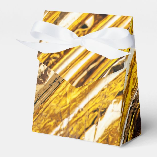 Falln Shimmering Gold Foil Favour Box (Front Side)
