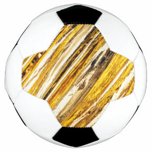 Falln Shimmering Gold Foil Soccer Ball