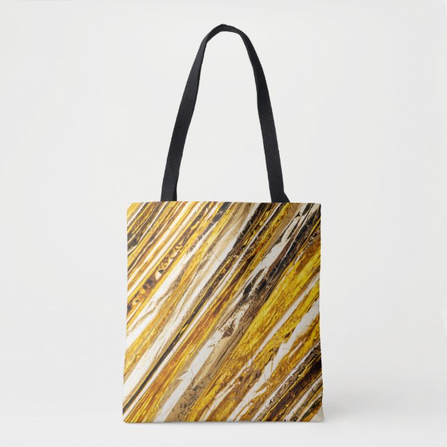 Falln Shimmering Gold Foil Tote Bag (Front)