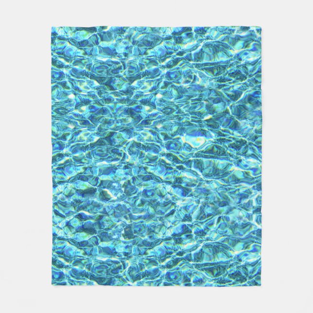 Falln Shimmering Water Fleece Blanket (Front)