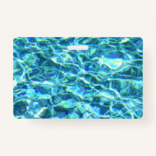 Falln Shimmering Water ID Badge