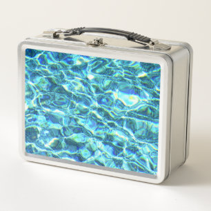 Falln Shimmering Water Metal Lunch Box