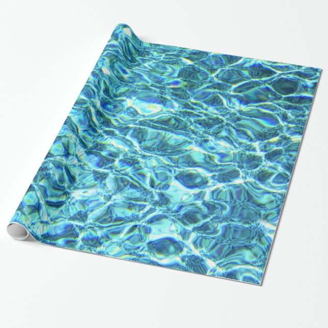 Falln Shimmering Water Wrapping Paper (Unrolled)