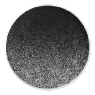 Falln Silver & Black Glitter Gradient Ceramic Knob