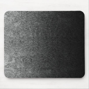 Falln Silver & Black Glitter Gradient Mouse Pad