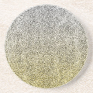 Falln Silver & Gold Glitter Gradient Coaster