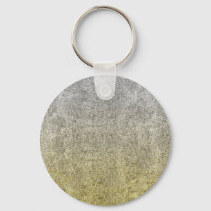 Falln Silver & Gold Glitter Gradient Key Ring