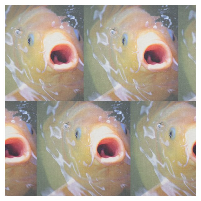 Falln Singing Ghost Koi Fabric (Swatch)