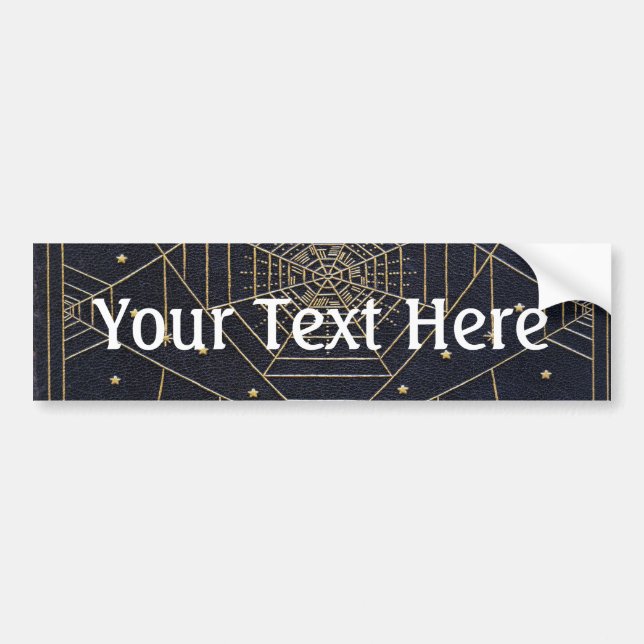 Falln Spider Silk Stars Bumper Sticker (Front)