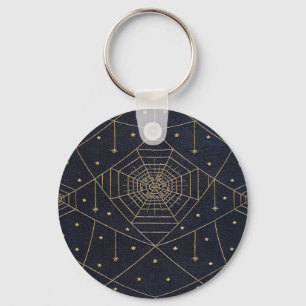 Falln Spider Silk Stars Key Ring