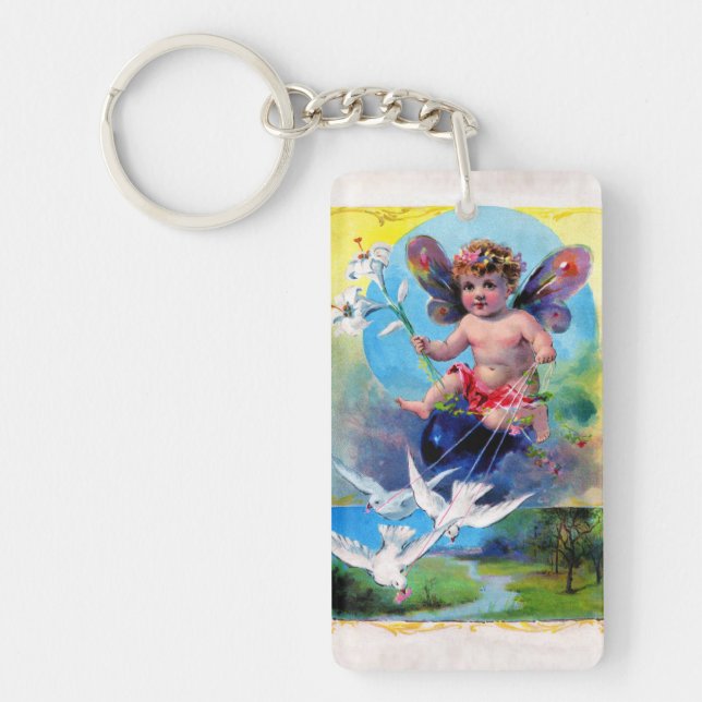 Falln Spring Time Fairy Key Ring (Front)