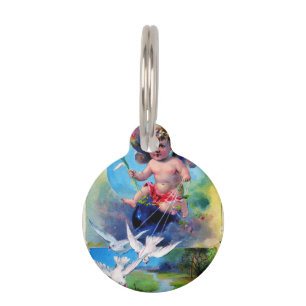 Falln Spring Time Fairy Pet Tag
