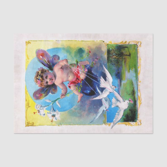 Falln Spring Time Fairy Tissue Paper (Front)