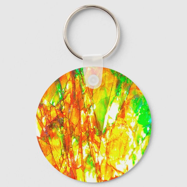 Falln Sunset Ammolite Key Ring (Front)