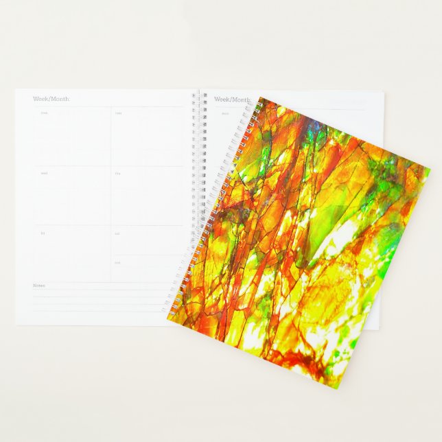 Falln Sunset Ammolite Planner (Display)