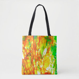 Falln Sunset Ammolite Tote Bag