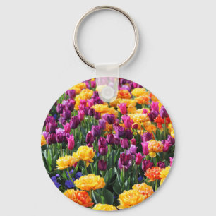 Falln Sunset Floral River Key Ring