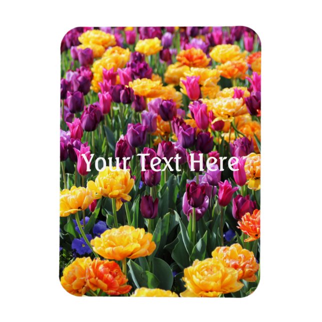 Falln Sunset Floral River Magnet (Vertical)