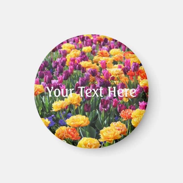 Falln Sunset Floral River Magnet (Front)
