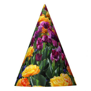 Falln Sunset Floral River Party Hat