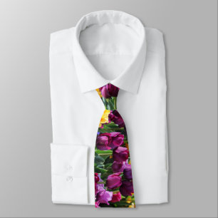 Falln Sunset Floral River Tie