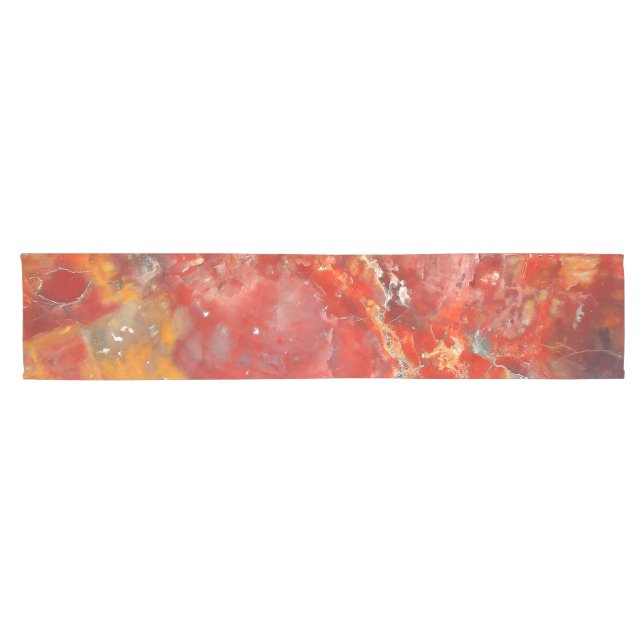 Falln Sunset Splatter Stones Short Table Runner (Horizontal)
