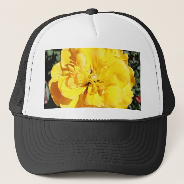 Falln Sunshine Floral Trucker Hat (Front)