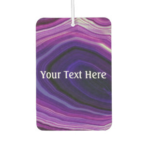 Falln Swirled Purple Geode Car Air Freshener