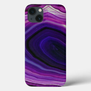 Falln Swirled Purple Geode iPhone 13 Case