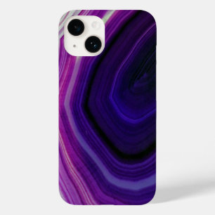Falln Swirled Purple Geode Case-Mate iPhone 14 Case