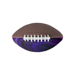 Falln Swirled Purple Geode Football
