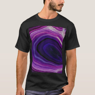Falln Swirled Purple Geode T-Shirt