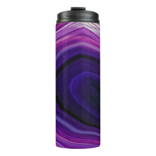 Falln Swirled Purple Geode Thermal Tumbler