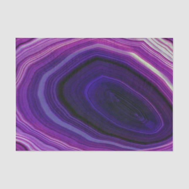 Falln Swirled Purple Geode Tissue Paper (Front)