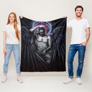 Falln Sympathy For The Devil Fleece Blanket