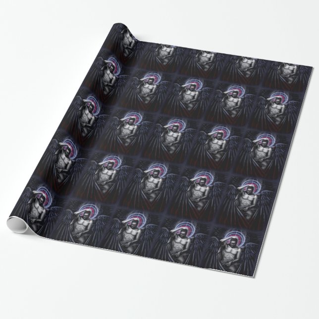 Falln Sympathy For The Devil Wrapping Paper (Unrolled)