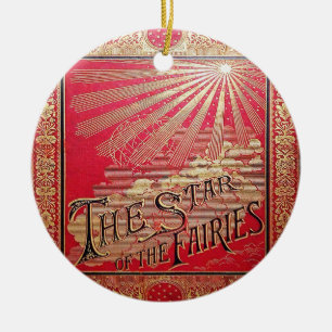 Falln The Star of the Fairies Book Cover Ceramic Tree Decoration