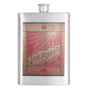 Falln The Star of the Fairies Book Cover Hip Flask