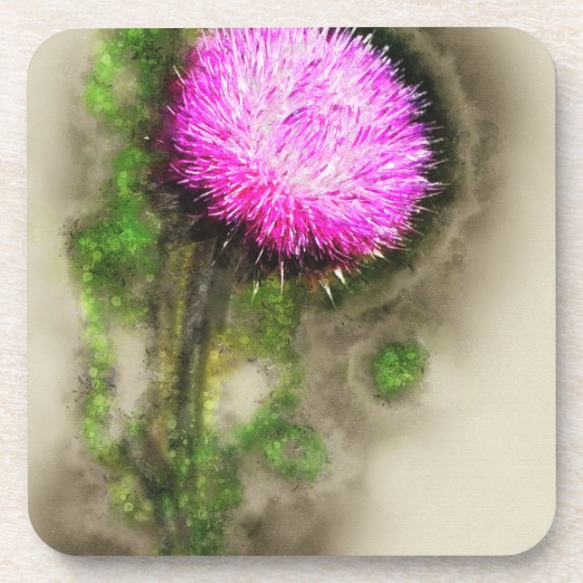 Falln Thistle Magic Coaster (Front)