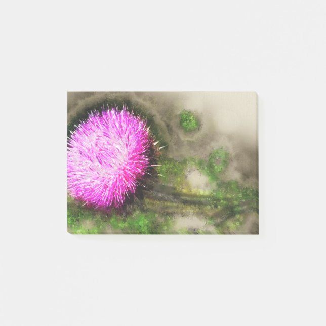 Falln Thistle Magic Post-it Notes (Front)