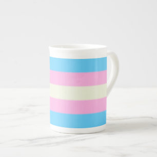 Falln Transgender Pride Flag Bone China Mug